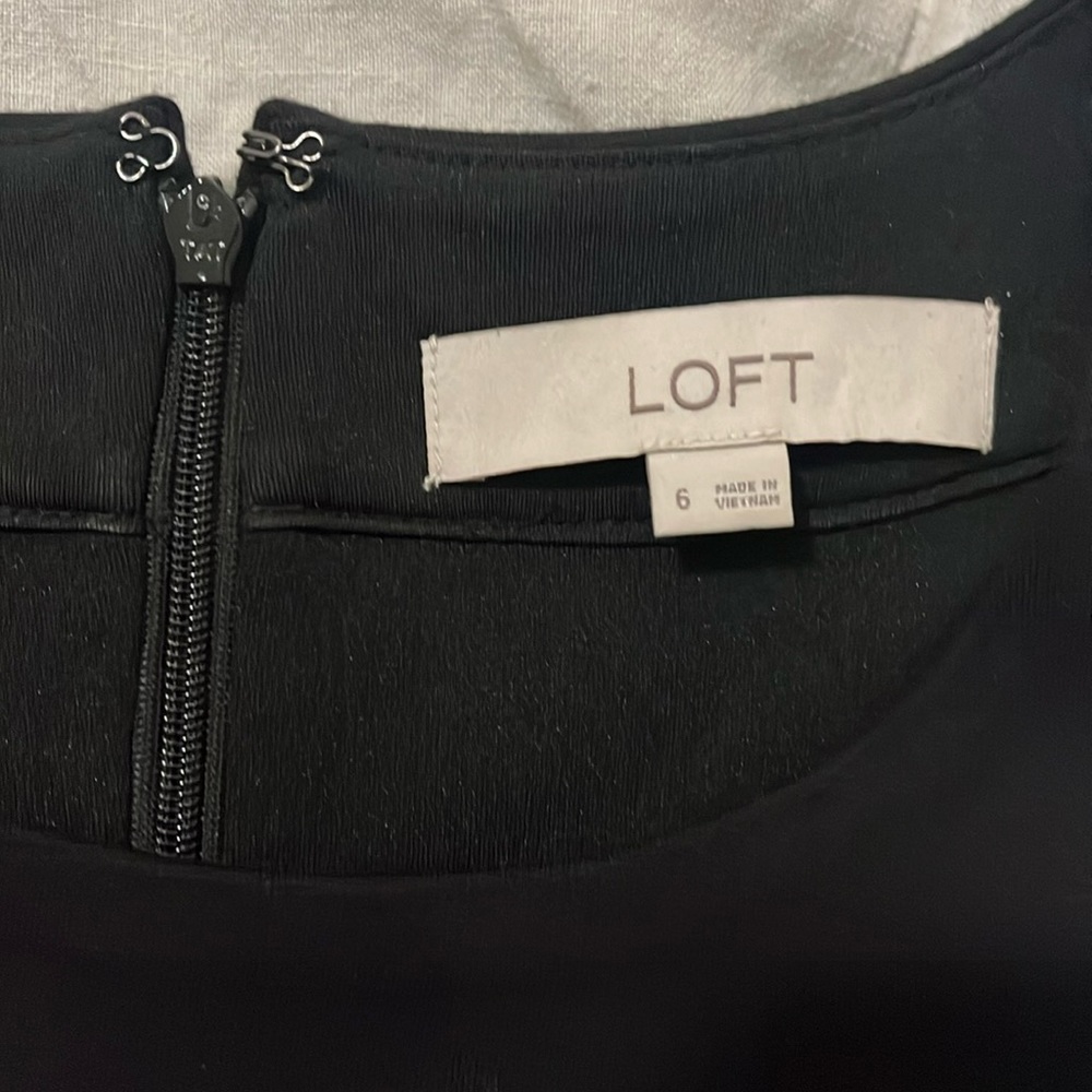 Ann Taylor Loft Black Dress